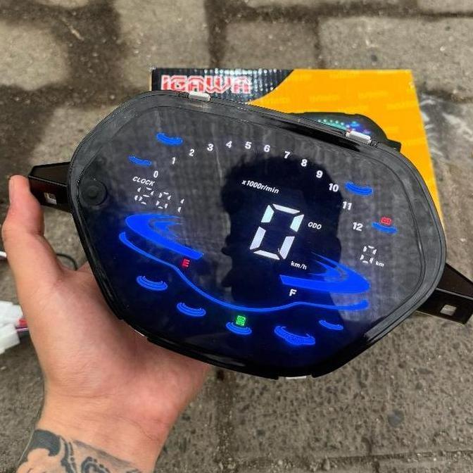 DAIKAKU SPIDOMETER LED DIGITAL SUPRA X LAMA SPEEDOMETER DIGITAL SUPRA X LAMA SUPRA FIT SUPRA 100