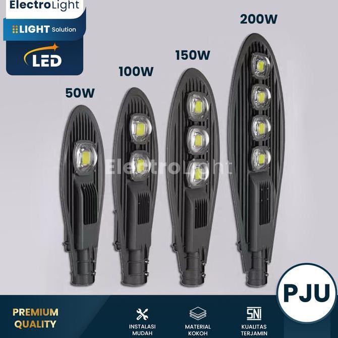 Lampu penerangan jalan PJU LED COB 220V 50watt 100watt 150watt 200watt