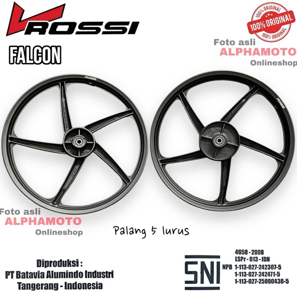 VELG ROSSI ZIGEN FALCON PALANG 5 VELG MOTOR BEBEK HONDA SUPRA KHARISMA FIT GRAND VELG RACING