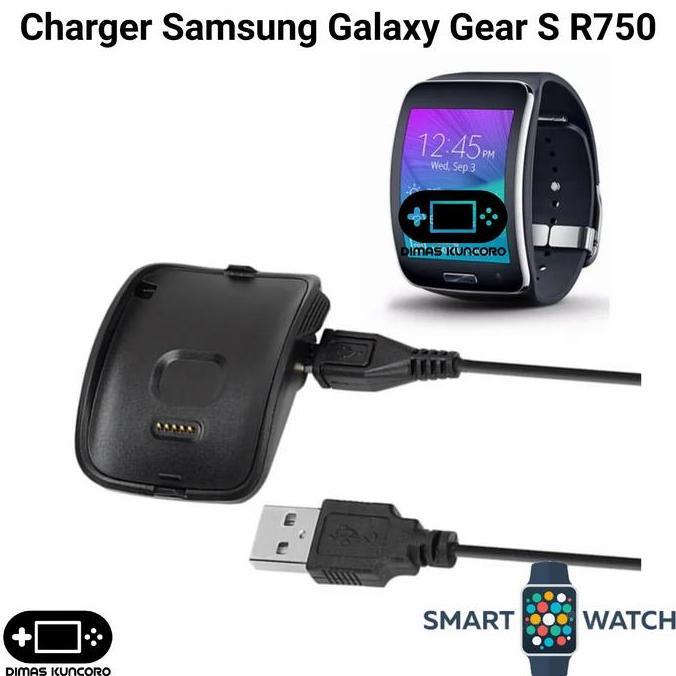 Charger Samsung Galaxy Gear S R750 charging kabel usb dock smartwatch samsung gear s r750 Promo Prem