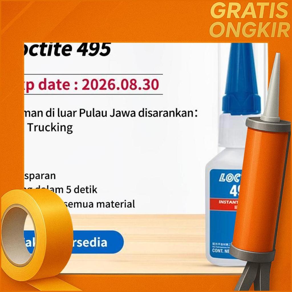 Loctite 495 /401 /460 /406 /480 Lem Instan Universal 20G