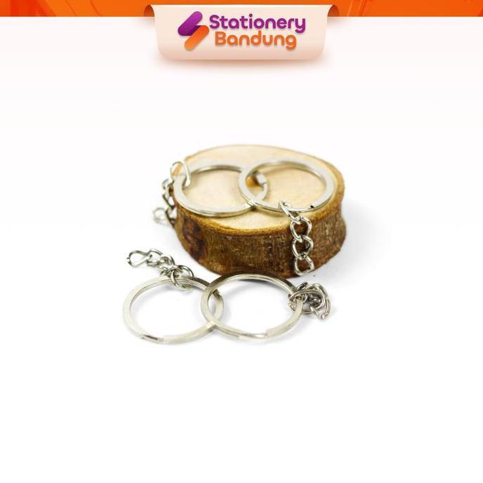 Besi Ring Gantungan Kunci Keychain RING 2,5 CM Bulat Gepeng Kuat
