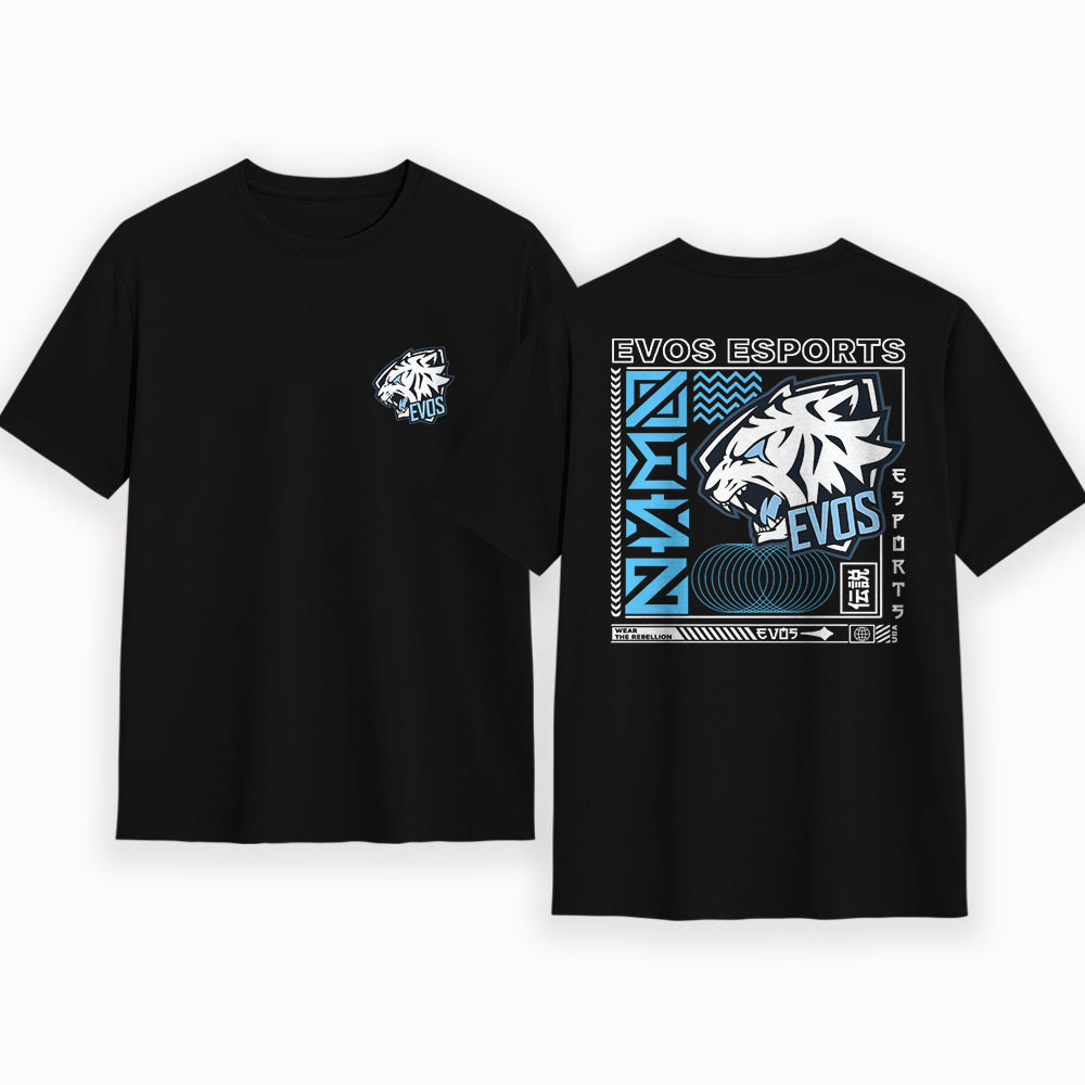 KAOS EVOS ESPORTS ATASAN DEWASA PRIA WANITA KAOS T-SHIRT EVOS ESPORTS - TERBARU