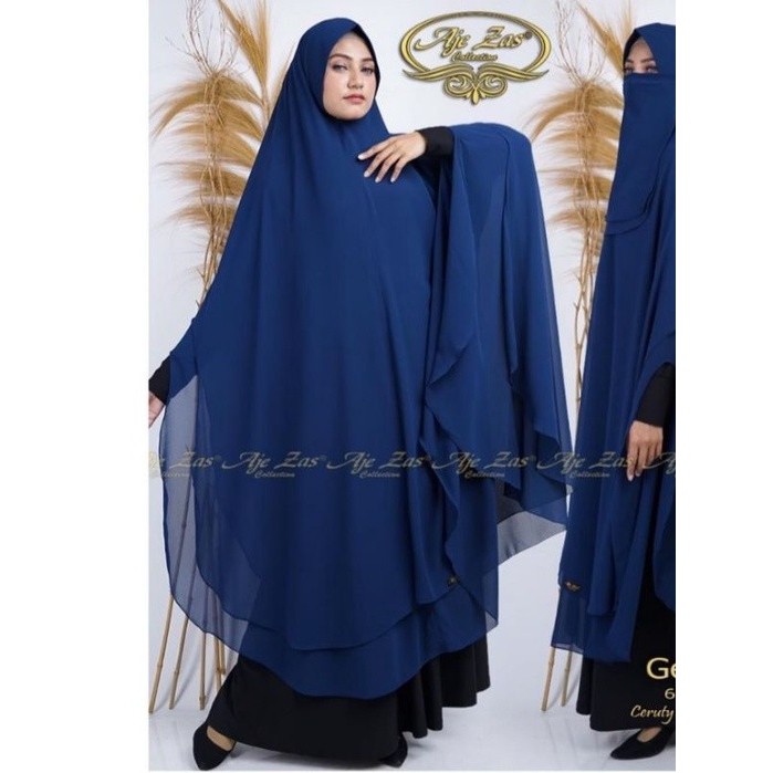 CG49IJ khimar jumbo /Aje zas /khimar gerni ori aje zas /bergo jumbo ceruty babydoll /khimar jumbo ca