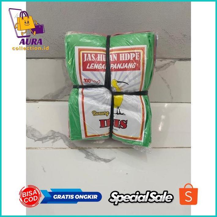 Um57 Jas hujan plastik HDPE/mantel plastik setelan baju celana/Ponco Viral