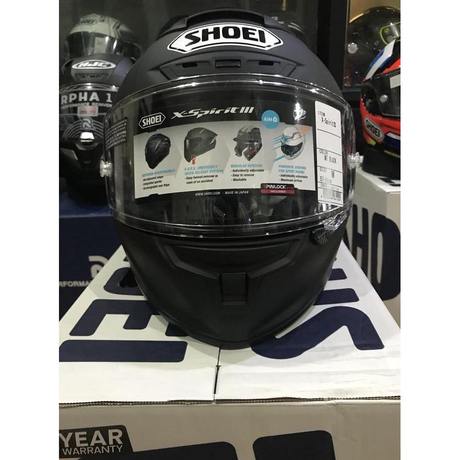 Shoei X Spirit Iii Black Matt  Sale