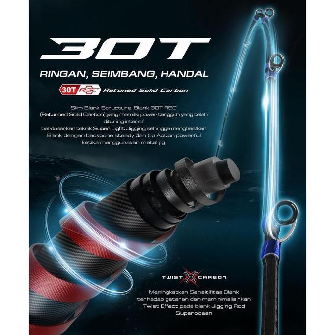 Daido - Joran Superocean Super Light Jigging 198 - Joran Pancing