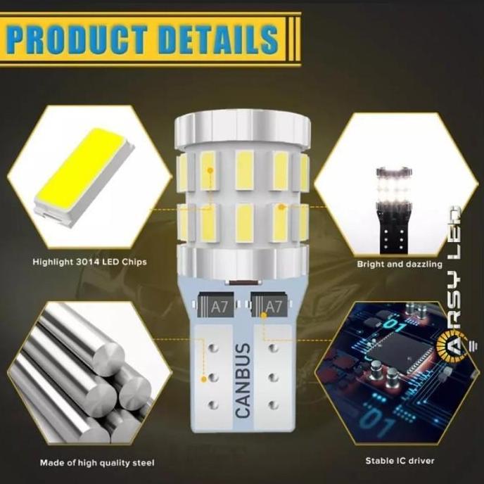 lampu LED T10 senja mobil calya sigra rush brio brv luminescent