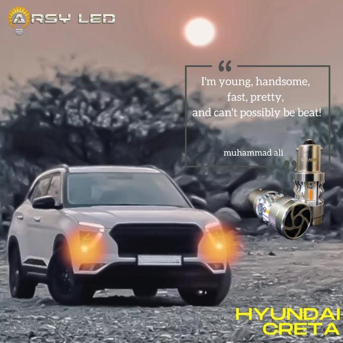 LED Lampu Sein LED Mobil PY21W BAU15S HYPERION Avanza Xenia Innova Car