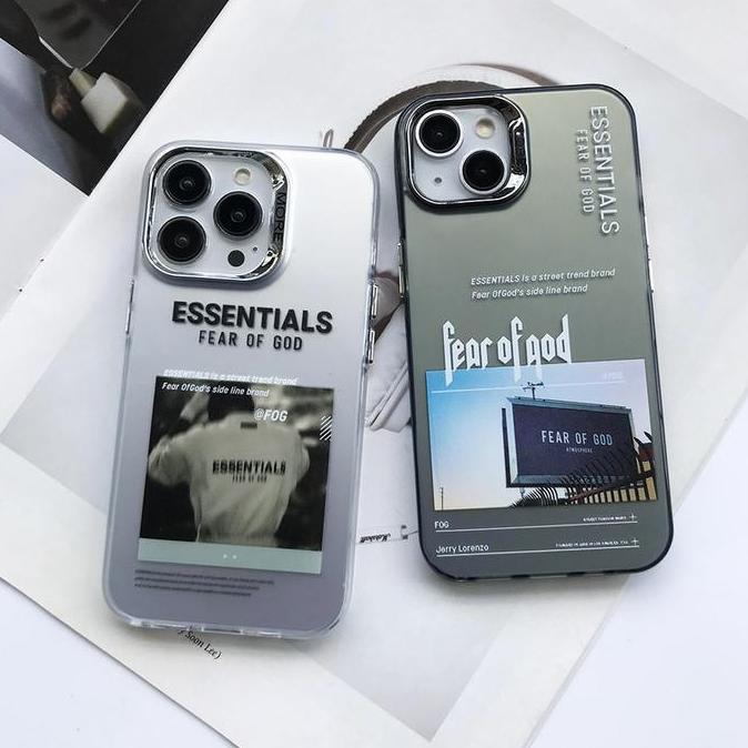 IDNS Hardcase Iphone Fear Of God 02 White Case iPhone 15 Pro Max