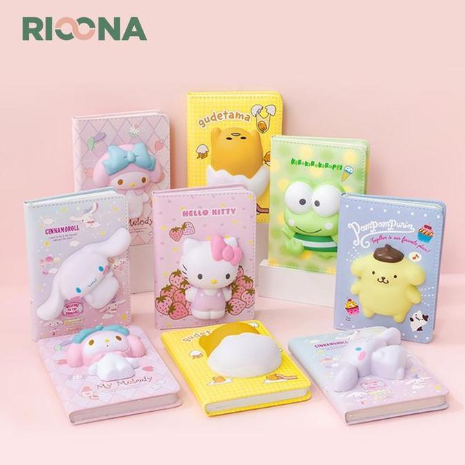 oktanandiavianae - squishy book daily notebook agenda buku tulis anak diary squishy