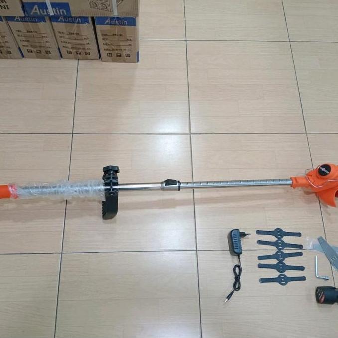 MESIN POTONG RUMPUT SHINING BATERAI LENGKAP MESIN PANGKAS RUMPUT SHINING 99V