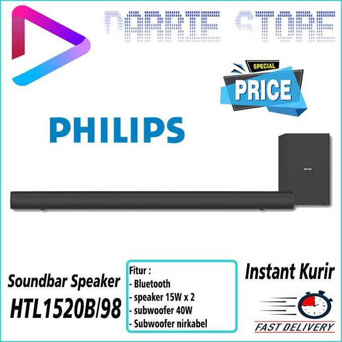 PHILIPS HTL1520B Speaker soundbar Wireless Bluetooth HTL1520B/98