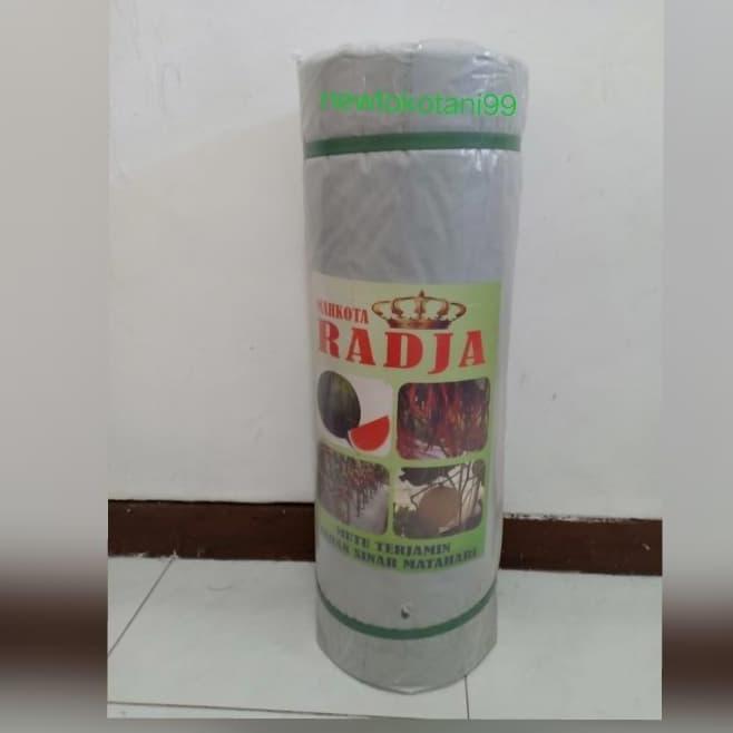 TERBARU - Mulsa hitam perak lebar 120cm panjang 500m berkualitas