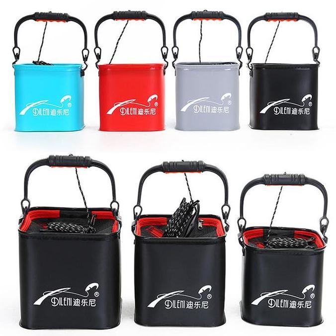 Ember Lipat Fishing Mancing Tempat Wadah Ikan Udang Hidup Portable Box