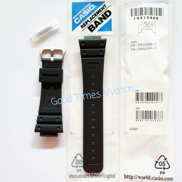 STRAP DW-5600BB-1 DW-D5600P DW 5600BB DW D5600P DW 5600 Casio Original Fit GA 2100