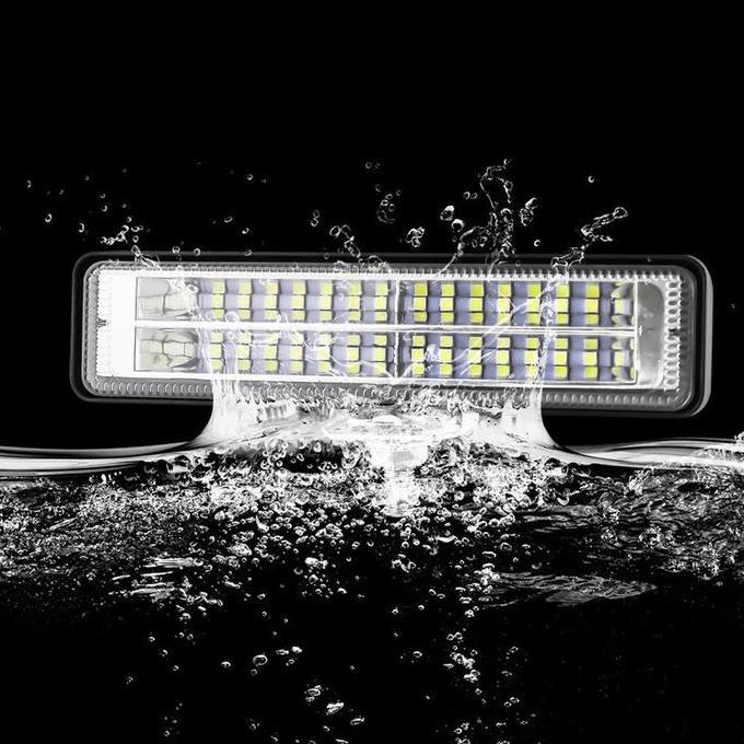 CR - 1PCS Lampu Tembak Sorot 12 mata 50 watt 6000k 12-24v anti panas lampu sorot foglamp motor mobil