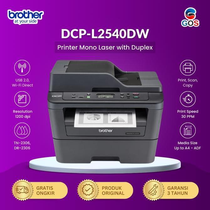 NEW BROTHER Printer Laser Monochrome DCP L2540DW L 2540DW Mono L 2540 DW