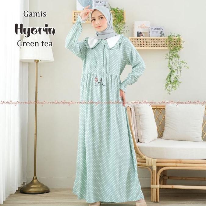 Gamis Home Dress Rayon Muslim Motif Hyorin