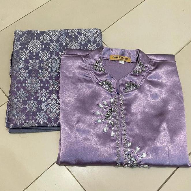 Setelan Tunik Sabina Payet Mutiara Elegan Cantik Formal Mewah Muslim Nyaman Pesta Satin