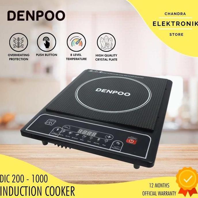 Denpoo Kompor INDUKSI/LISTRIK||200-1000