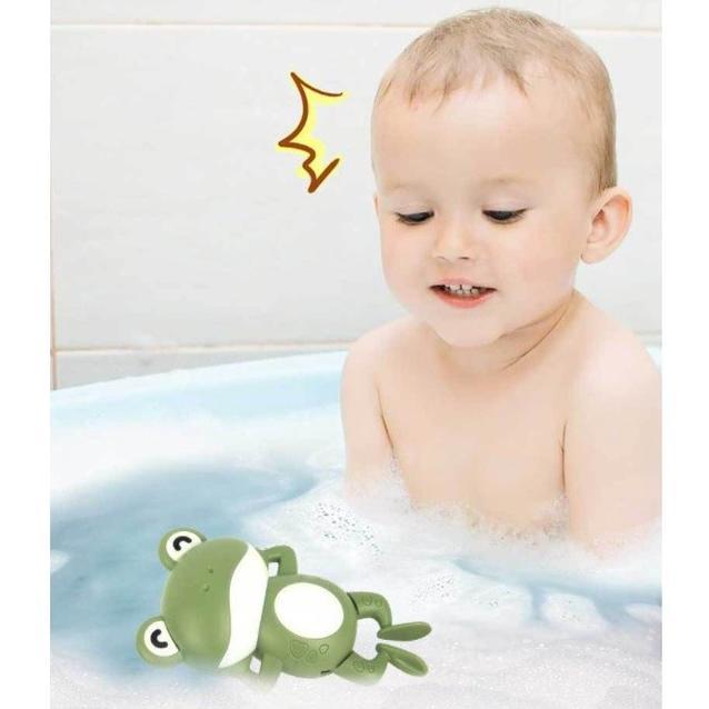 Mainan Mandi Anak Bayi Kodok Berenang Mainan Air Viral Murah