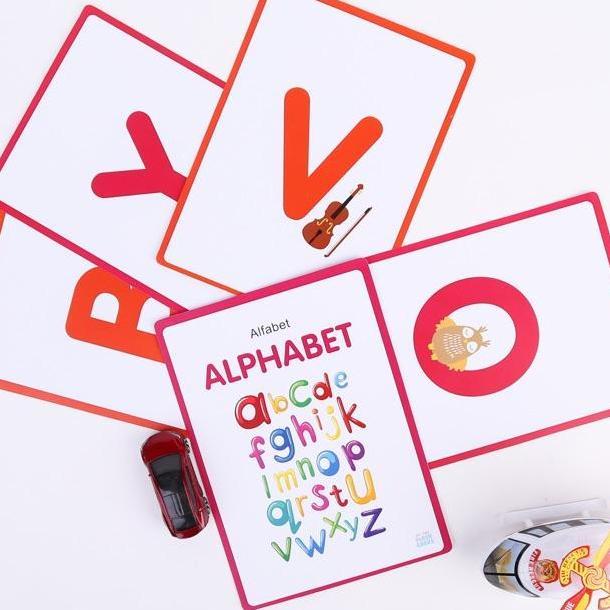 My Own Flashcards 3 bahasa / Flash Card Animal, Body Parts, Kartu Pintar Mainan Edukasi Flashcard An