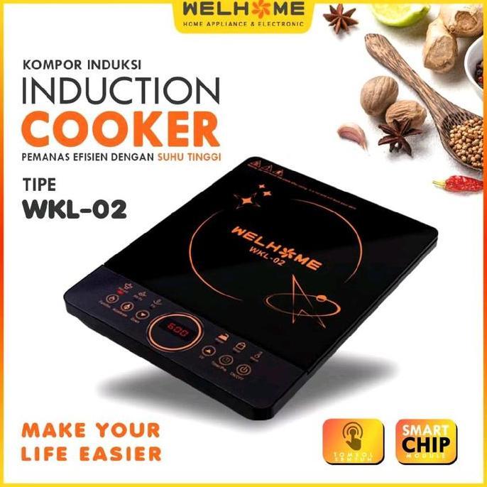 kompor induksi welhome WKL 01 / kompor listrik welhome WKL 02 / kompor listrik induksi Peralatan
