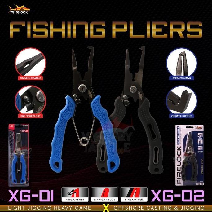 TANG PANCING FIRELOCK FISHING PLIERS HEAVY GAME OFFSHORE CASTING & JIGGING XG-01 XG-02