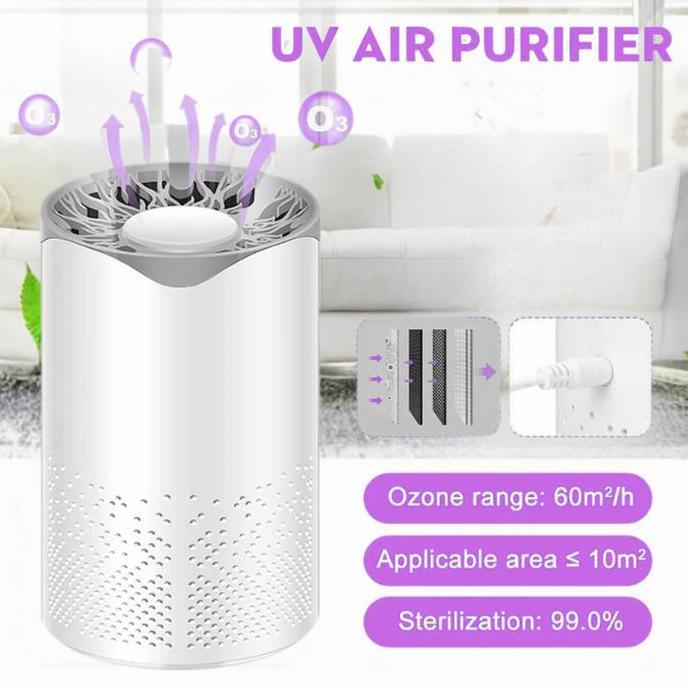 Yamaniubay - AFFSELV Air Purifier HEPA Filter PM2.5 Pembersih Udara Ion Negatif J008