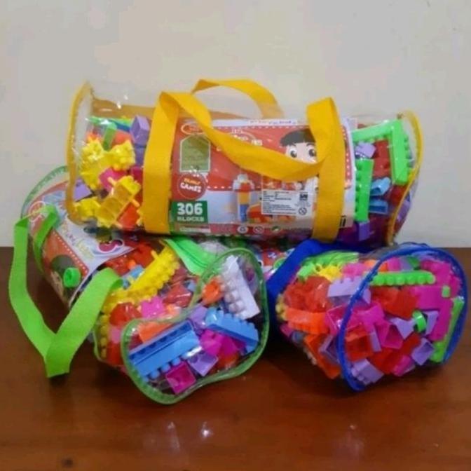 Mainan Susun Balok Block - Mainan Susun Merangkai Block Robot Mobil - Mainan Edukasi Anak Menyusun B