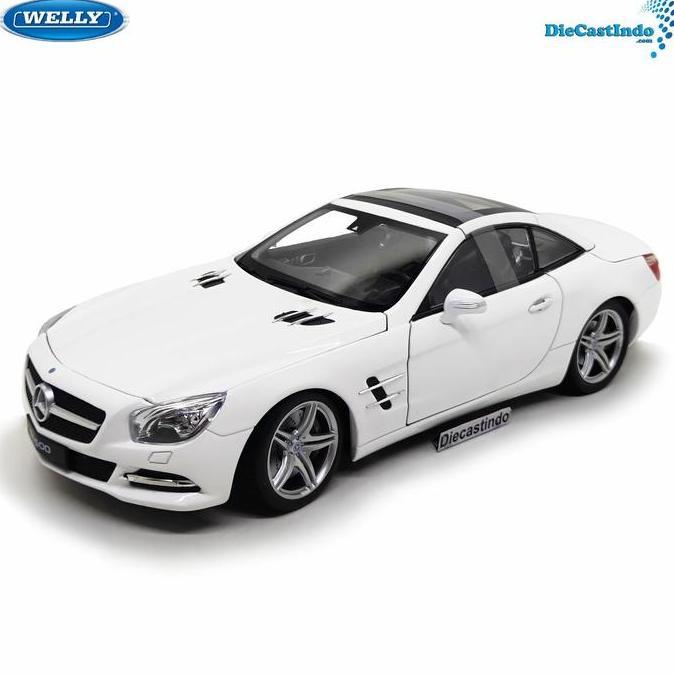 Welly Nex 1:18 Mercedes-Benz SL500 2012 - Putih