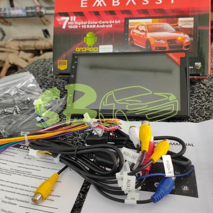 TERMURAH - Headunit Android 7 inch RAM 1 16 Gb universal double din tape mobil