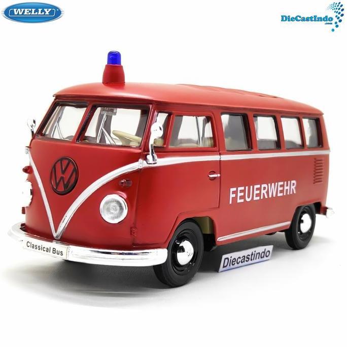 Welly Nex Volkswagen T1 Bus 1963 FEUERWEHR