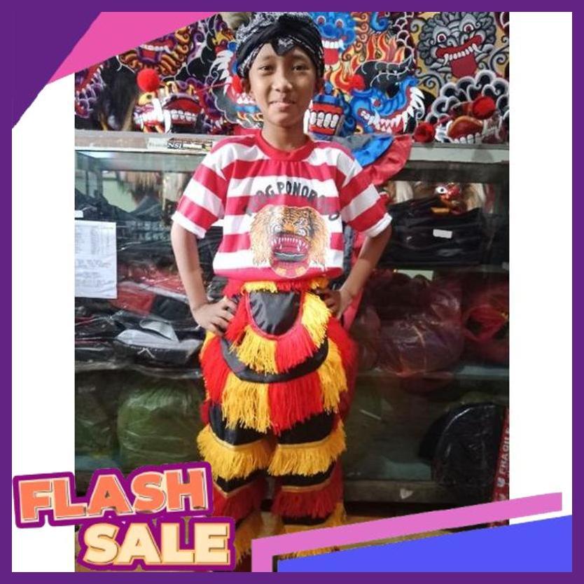 Cod Barongan Kayu Full Set Sd/Set Barongan Murah/Barongan/Devil/Setelan Baju Barong Sd Dw-01