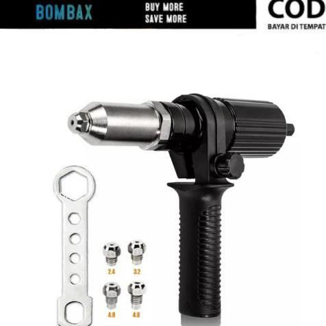 Alat Rivet Sambungan Konverter Bor Rivet Gun Adapter Bor Rivet Elektrik