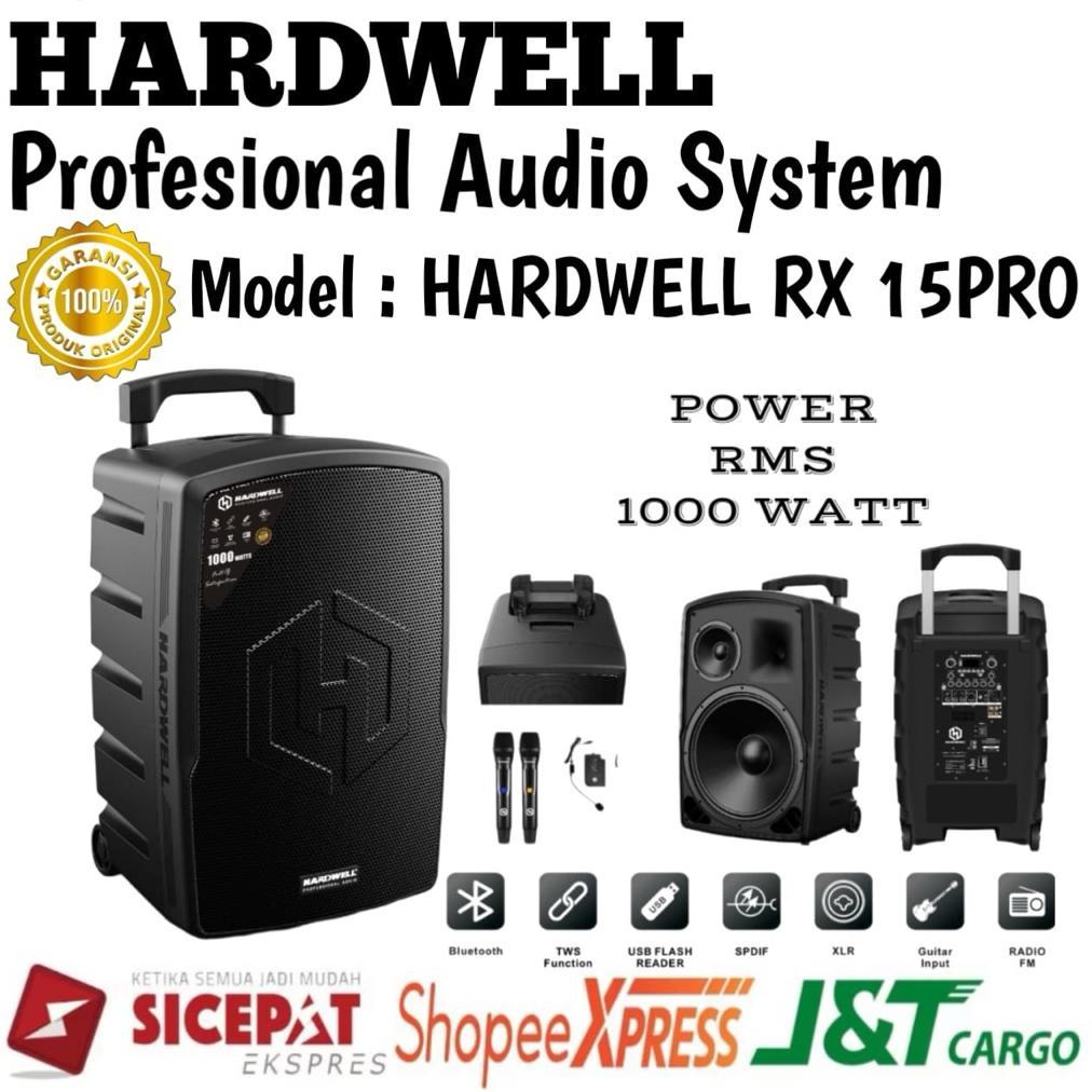 Speaker Portable Hardwell Rx15pro Original Speaker Portable Hardwell 15inch