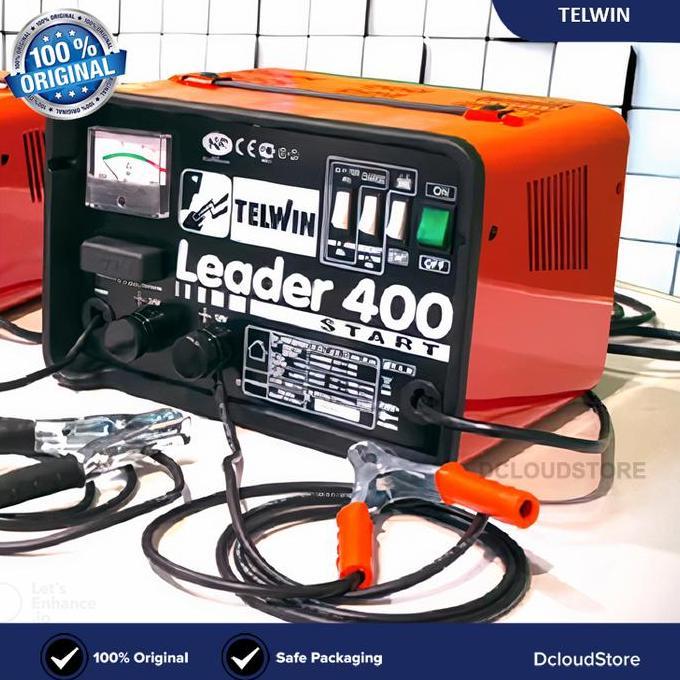 Bnr Charger Cas Aki Telwin Leader 400 Start Mesin Diesel Disel Baterai