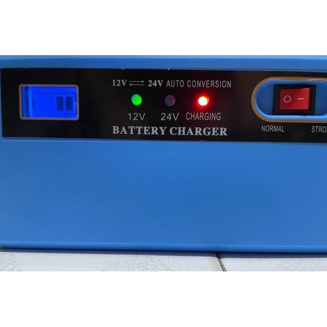 Bnr Charger Accu 12V 24V 10A Cas Aki 10 Ampere Otomatis