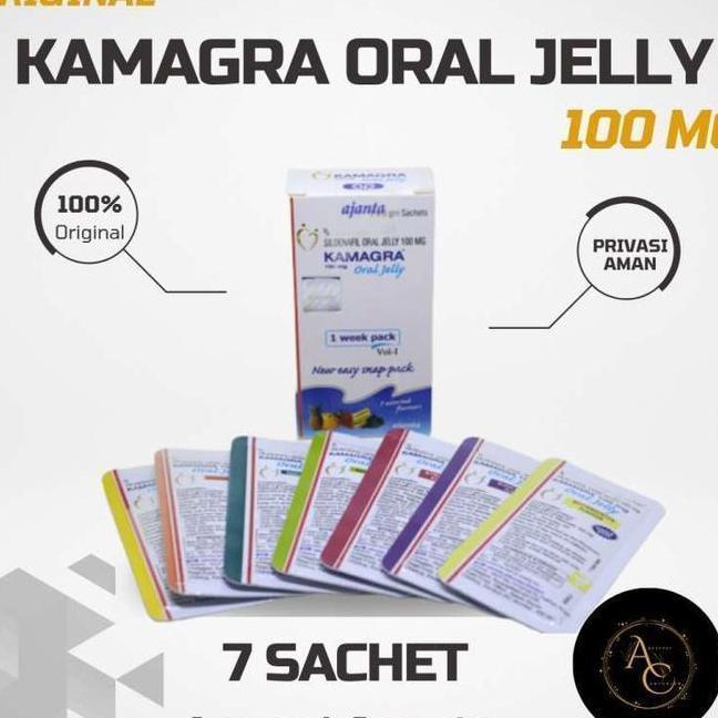 Kama Oral Kama Jelly 7 Sachet Kamagra100Mgsilde