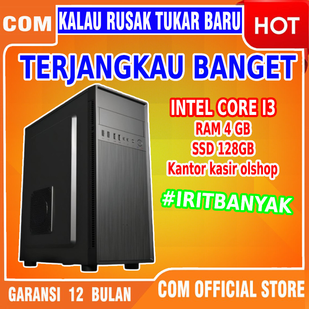 cpu pc computer komputer CORE I5 RAM 8 GB rakitan kantor murah GARANSI 1 TAHUN RUSAK TUKAR BARU
