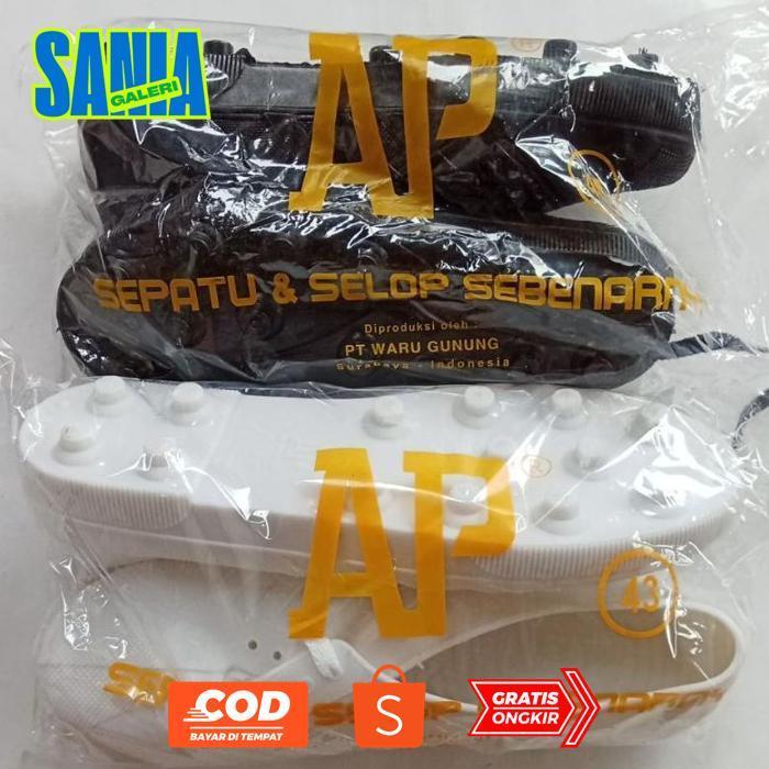 gd-324 Sepatu Karet Kerja AP BOOT Sepatu Cucuk Karet Sepatu Kerja Sepatu AP Original Hemat