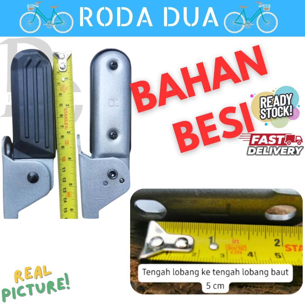 Racun Shopee Obral Footstep Sepeda Listrik - Pijakan Injekan Sepeda Listri - Bahan Besi