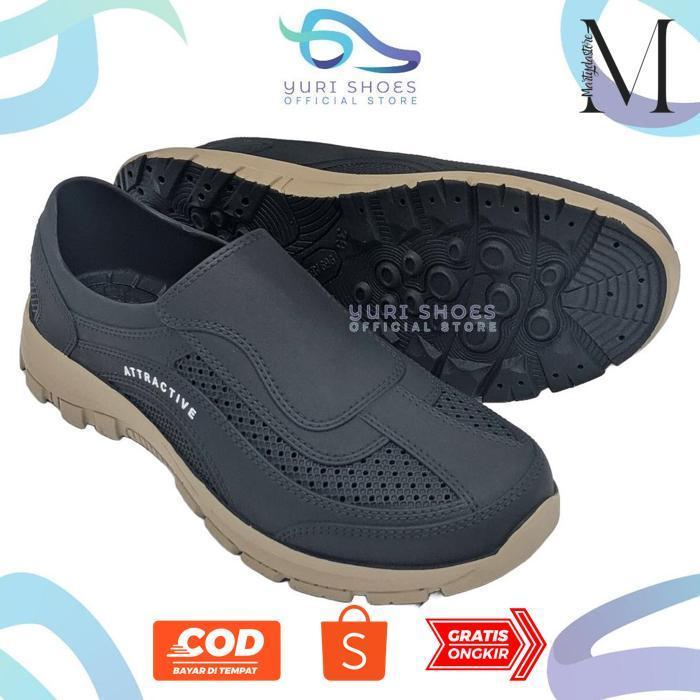 bas-12 Yuri Shoes - Sepatu Pantofel Pria Uk 39 - 44 / Sepatu Slip On Semi Formal / Sepatu Kerja Simp