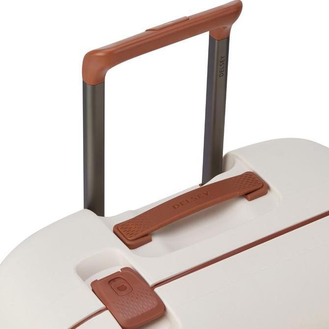 New Koper 20 Inch Delsey Moncey Cabin Frame Case Tanpa Zipper - Beige