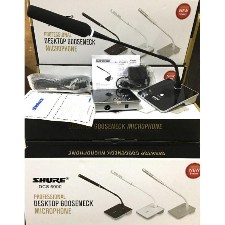 MIC MEJA SHURE DCS6000 DCS-6000 DCS 6000 MIC PODIUM SHURE