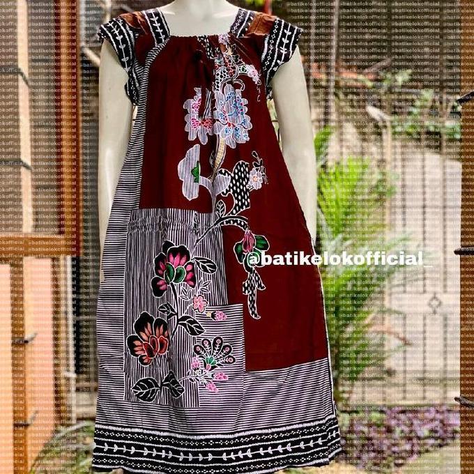 DASTER BATIK ELOK MODEL YUKENSI TANGAN SUSUN murah