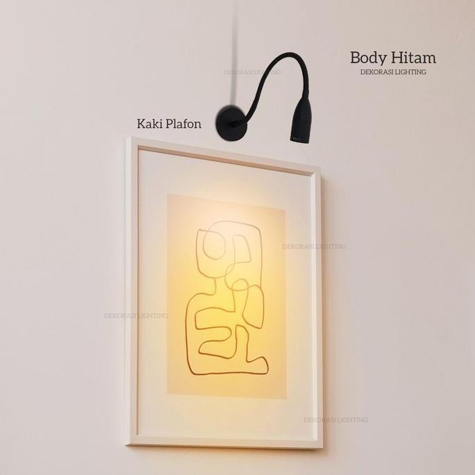 Ready  LAMPU DINDING LAMPU BACA WALL LAMP BED LIGHT FLEXIBLE SPIRAL