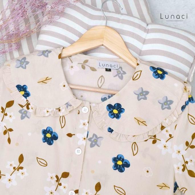Lunaci Fiona Piyama/Baju Tidur/Baju Menyusui murah