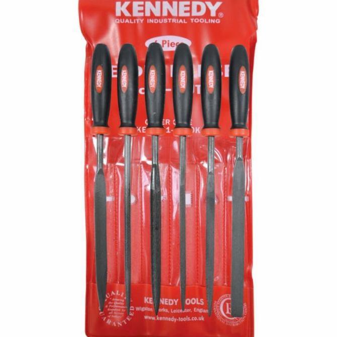 Kennedy.160mm 6 Piece Second Cut Assorted Needle File -KEN0316980K